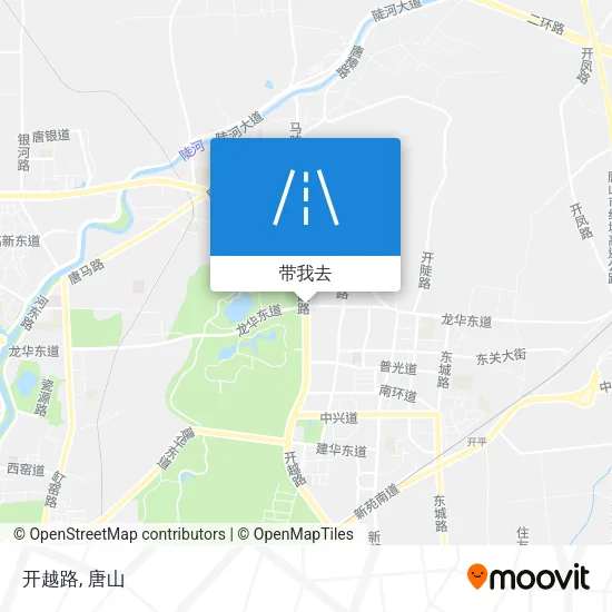 开越路地图