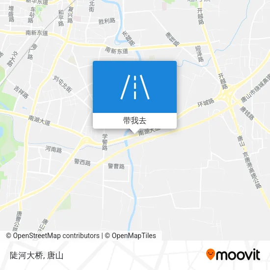 陡河大桥地图