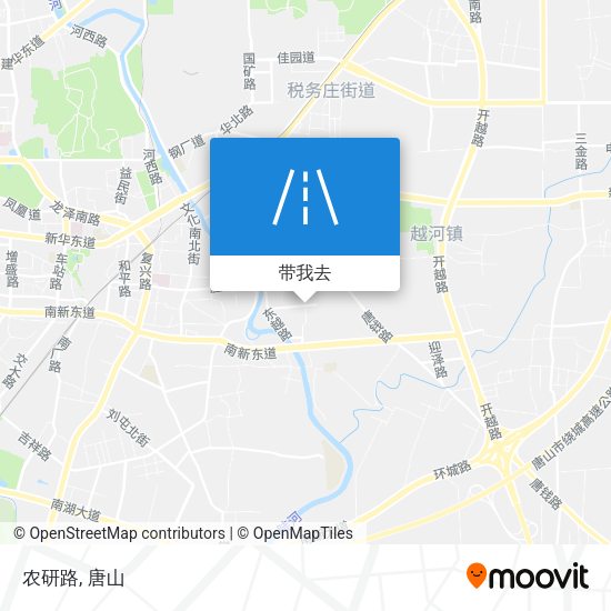农研路地图