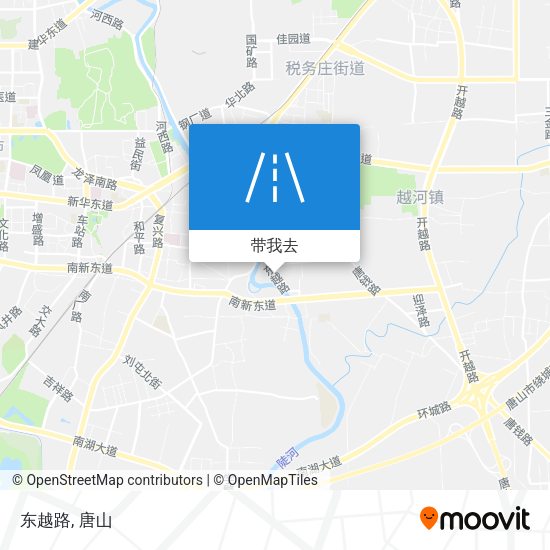 东越路地图