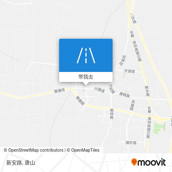 新安路地图