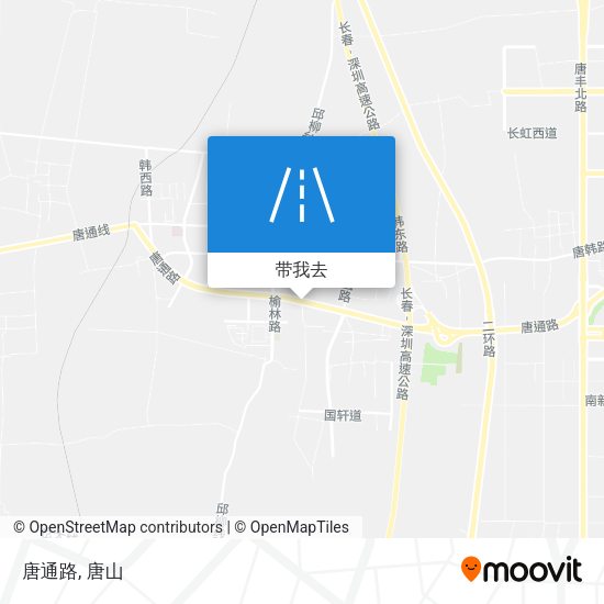 唐通路地图