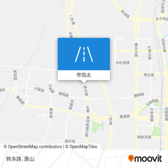 韩东路地图