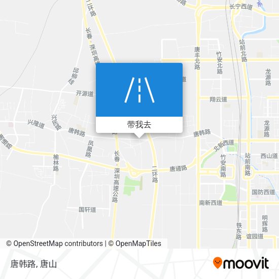 唐韩路地图