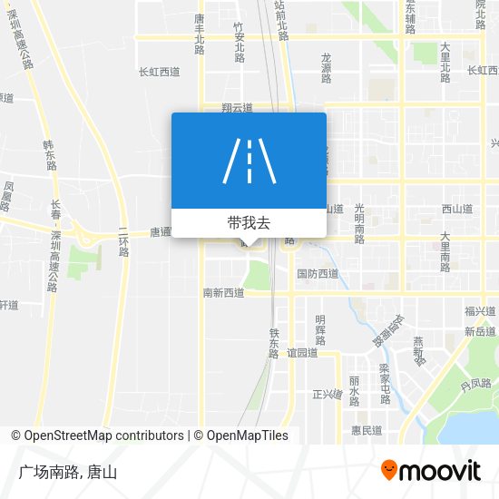 广场南路地图