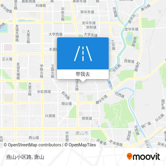 燕山小区路地图