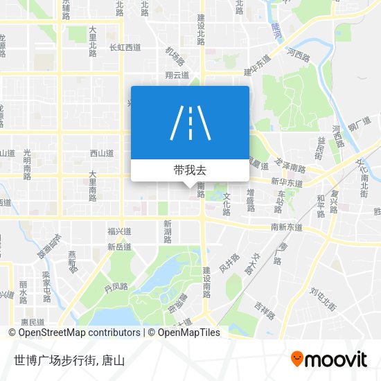 世博广场步行街地图
