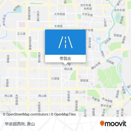 华岩园西街地图
