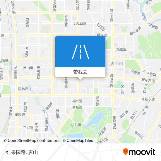 红果园路地图