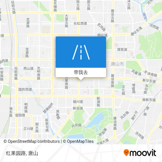 红果园路地图