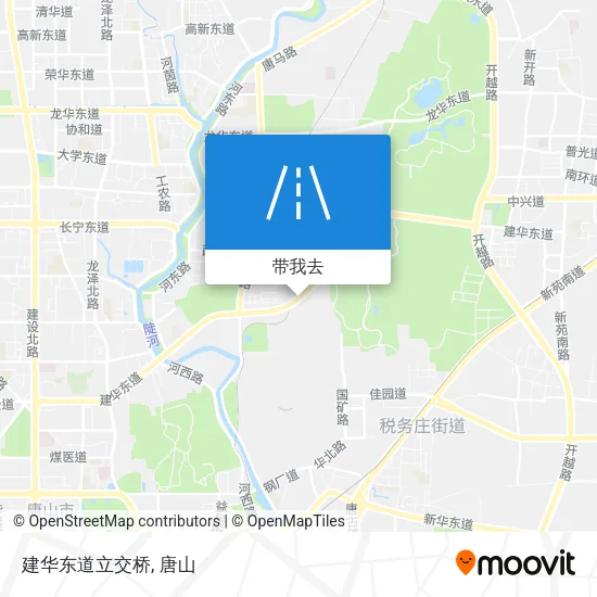 建华东道立交桥地图