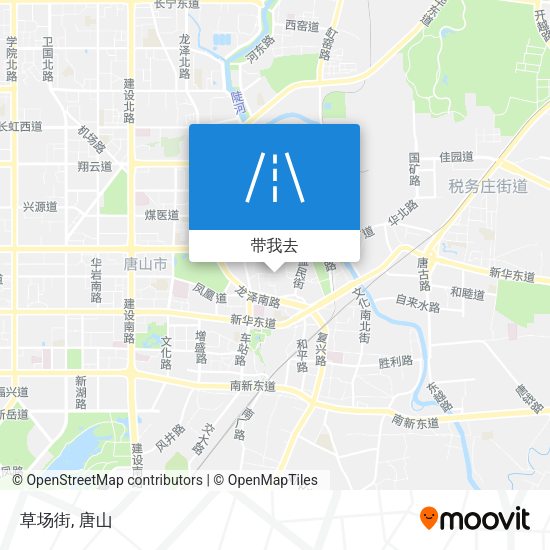草场街地图