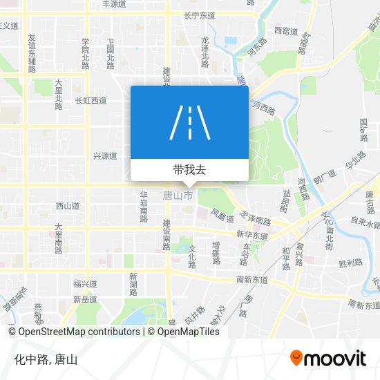 化中路地图