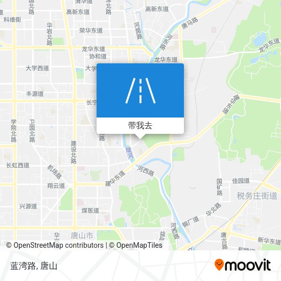 蓝湾路地图