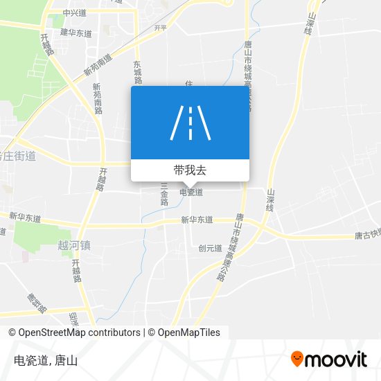 电瓷道地图