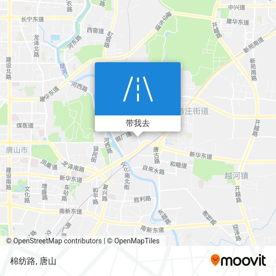 棉纺路地图