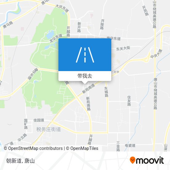 朝新道地图