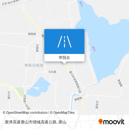 唐津高速唐山市绕城高速公路地图