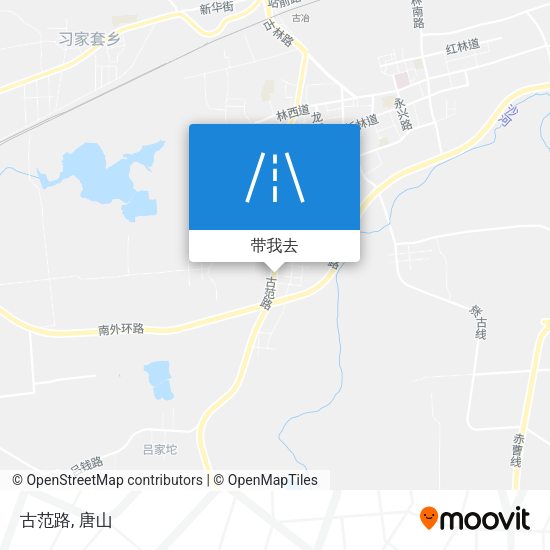古范路地图