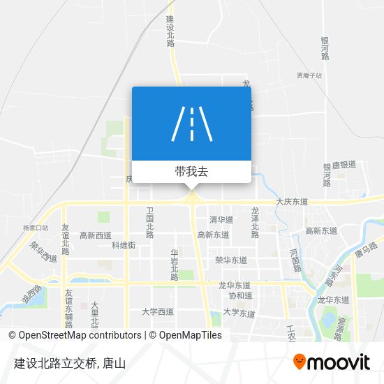 建设北路立交桥地图