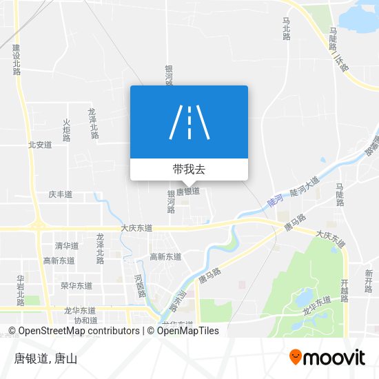 唐银道地图