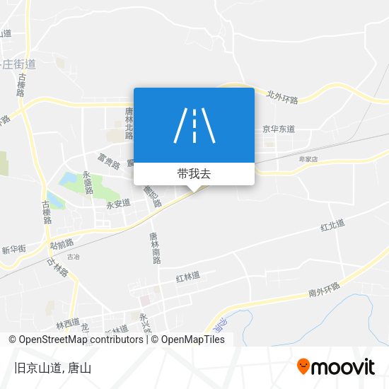 旧京山道地图