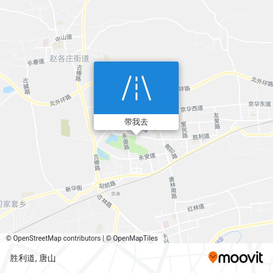 胜利道地图