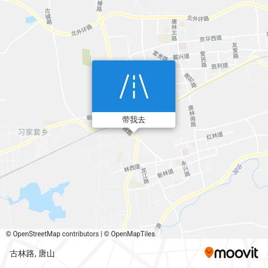 古林路地图