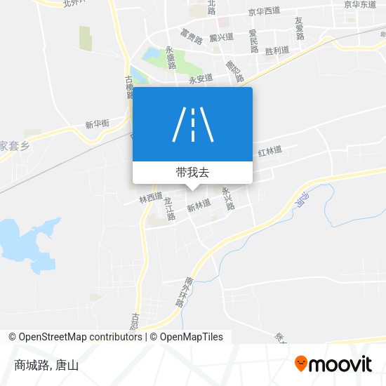 商城路地图