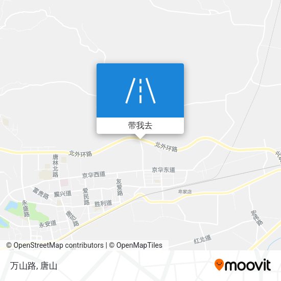 万山路地图