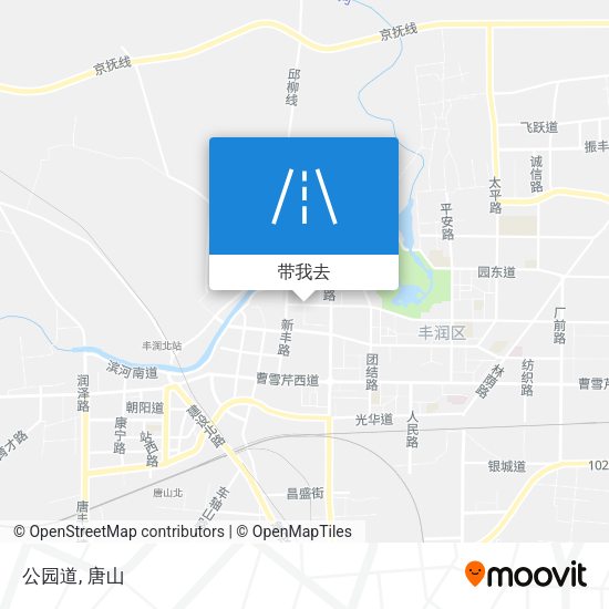公园道地图