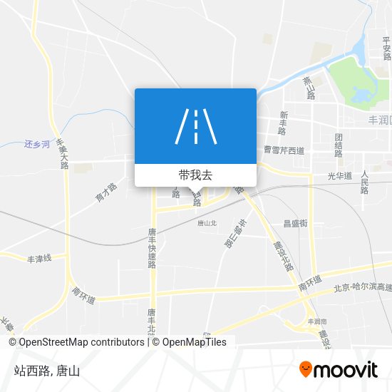 站西路地图