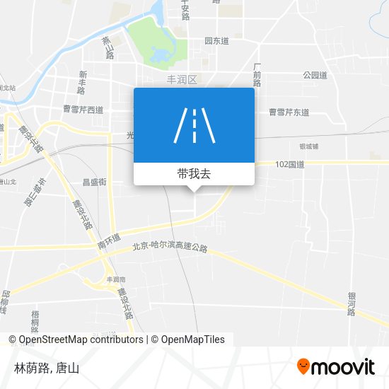 林荫路地图