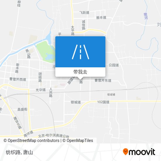 纺织路地图
