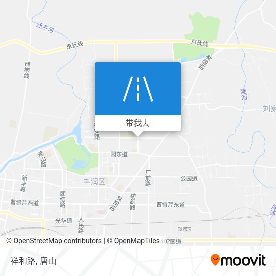 祥和路地图