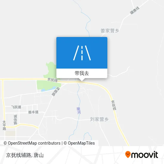 京抚线辅路地图