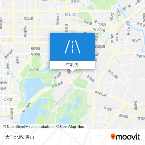 大学北路地图