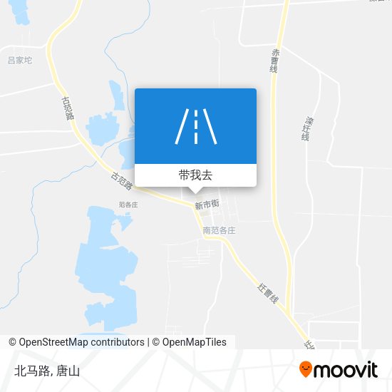 北马路地图