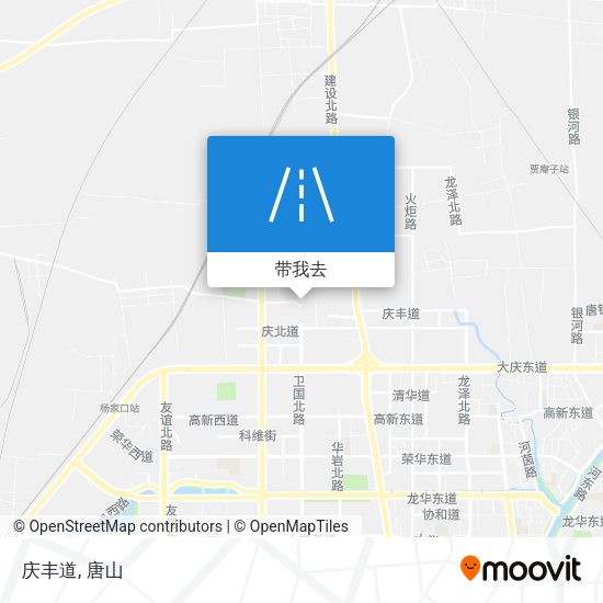 庆丰道地图