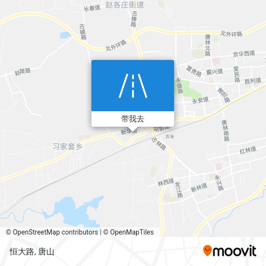 恒大路地图