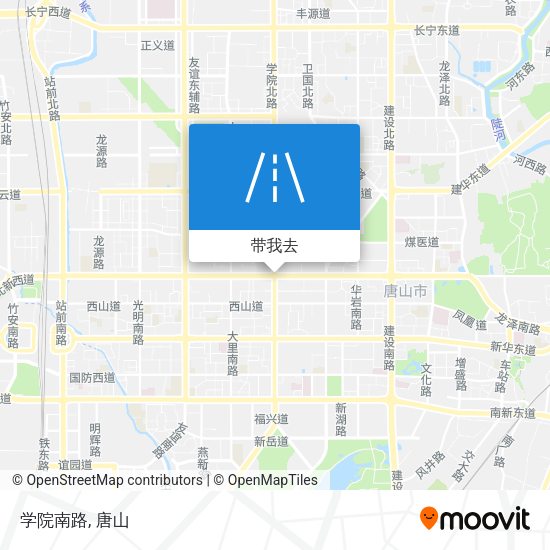 学院南路地图