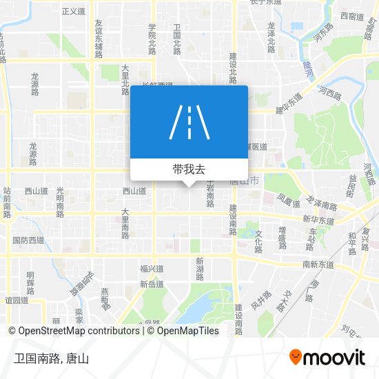 卫国南路地图