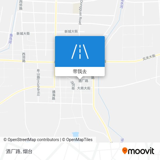 酒厂路地图