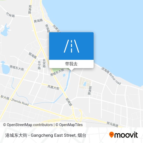 港城东大街 - Gangcheng East Street地图