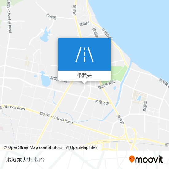 港城东大街地图