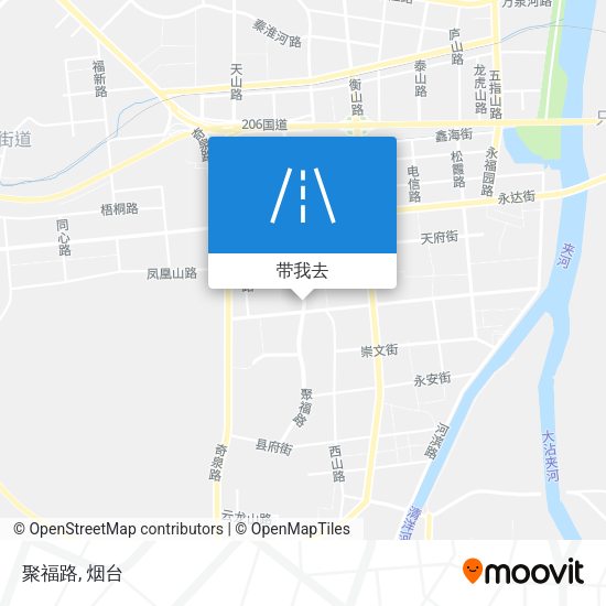 聚福路地图