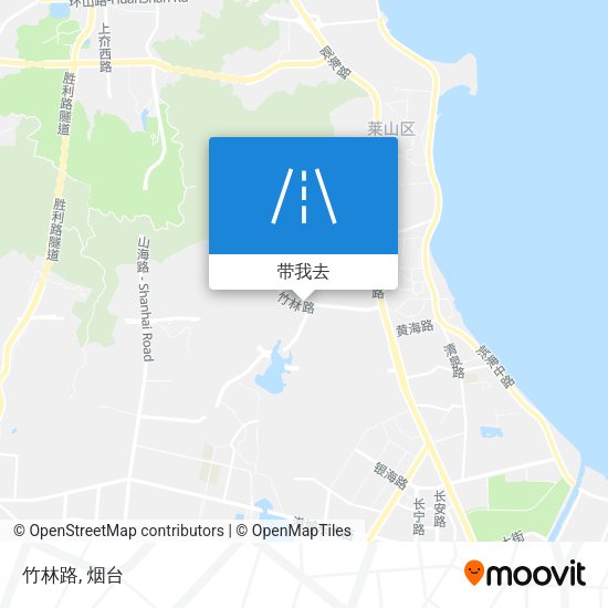 竹林路地图