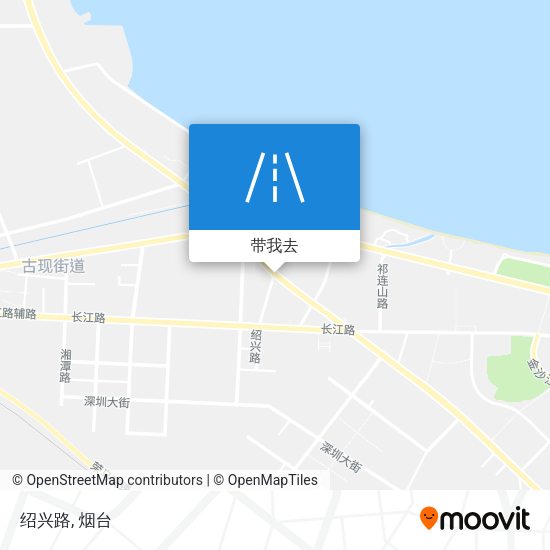 绍兴路地图