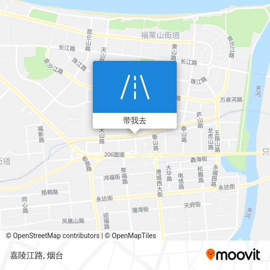 嘉陵江路地图