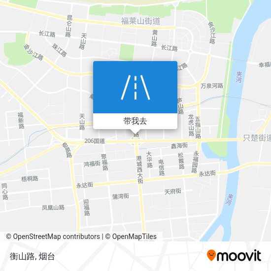 衡山路地图